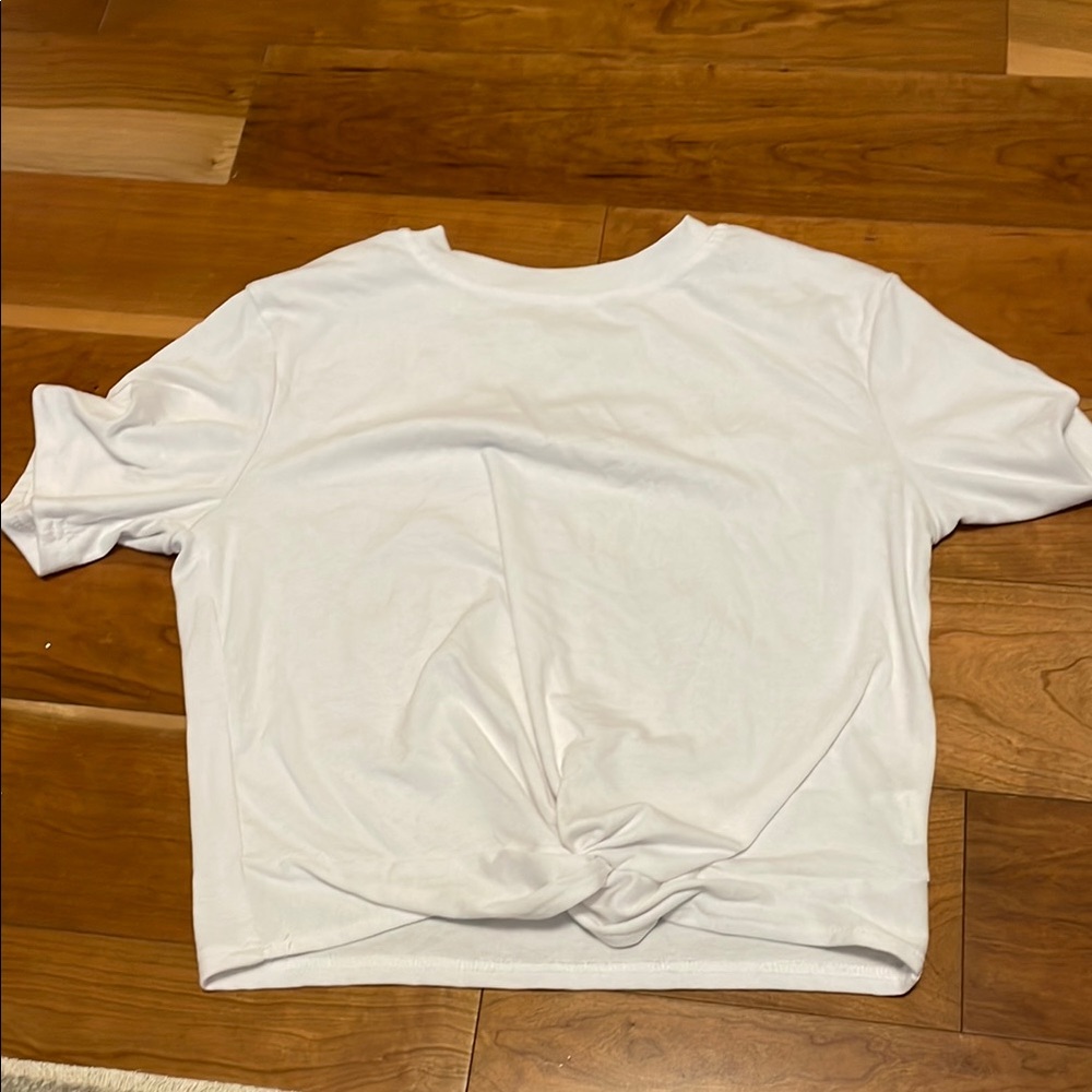 White Knotted Women's Top